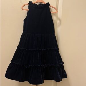 Janie and Jack Toddler Girl Velour  dress